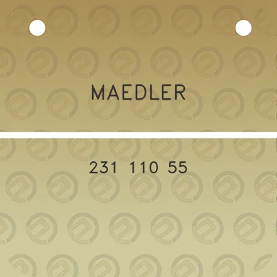 maedler-231-110-55