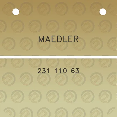 maedler-231-110-63