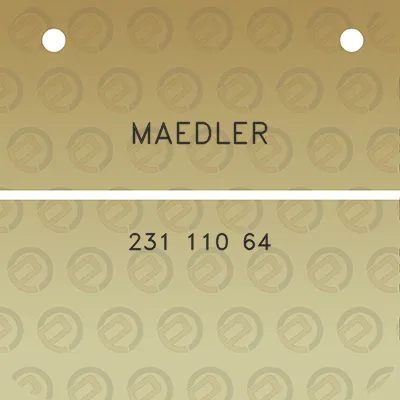 maedler-231-110-64