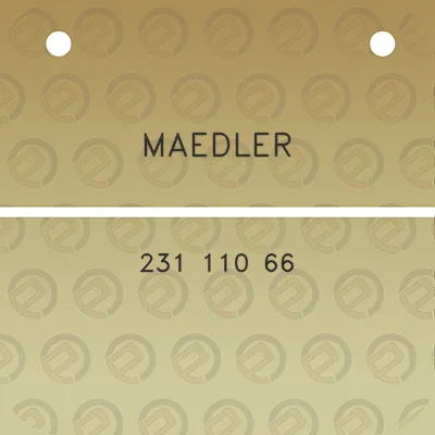 maedler-231-110-66