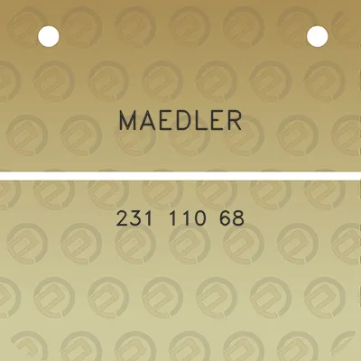 maedler-231-110-68