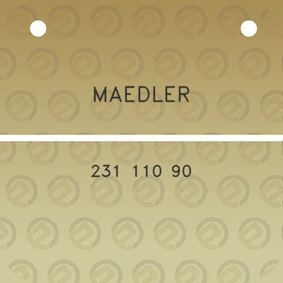 maedler-231-110-90