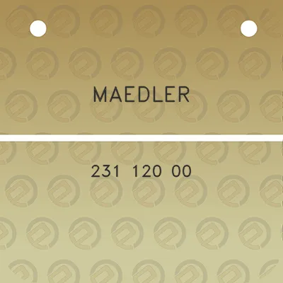 maedler-231-120-00