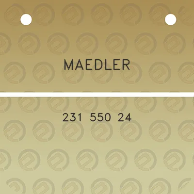 maedler-231-550-24