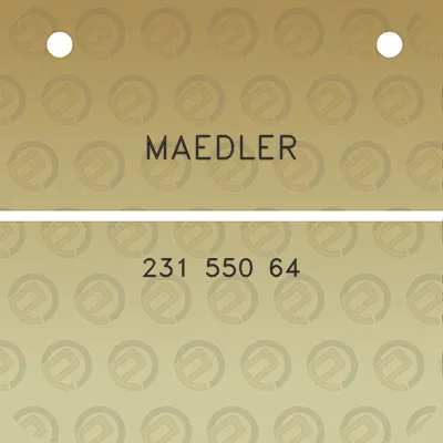 maedler-231-550-64