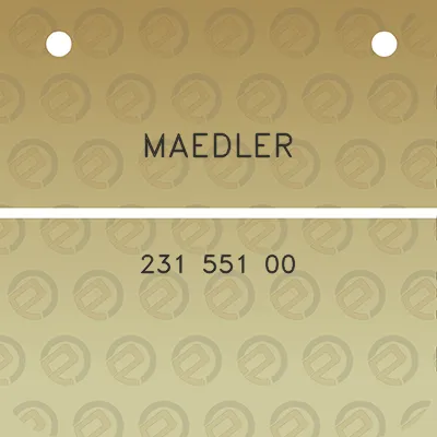 maedler-231-551-00