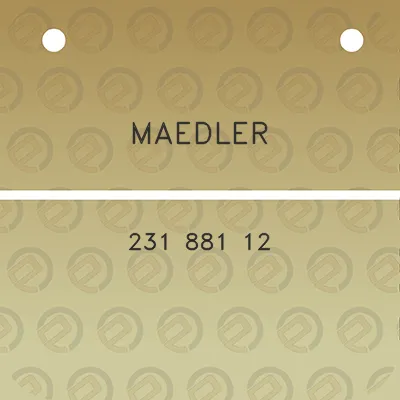 maedler-231-881-12