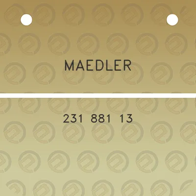 maedler-231-881-13