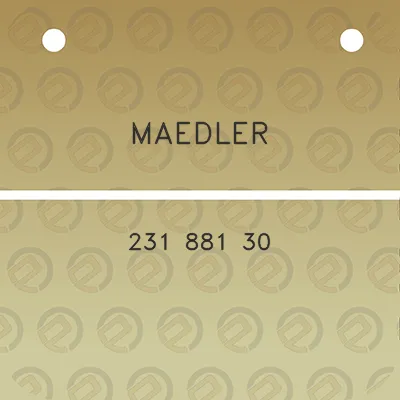 maedler-231-881-30