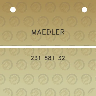 maedler-231-881-32