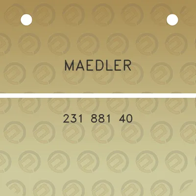 maedler-231-881-40