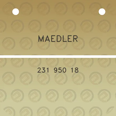 maedler-231-950-18