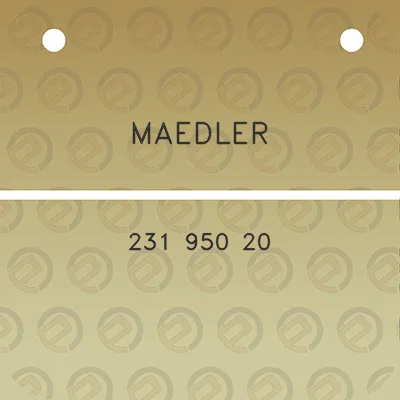 maedler-231-950-20