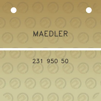 maedler-231-950-50