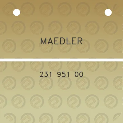 maedler-231-951-00