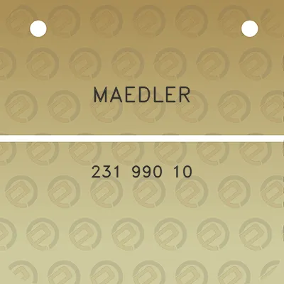 maedler-231-990-10