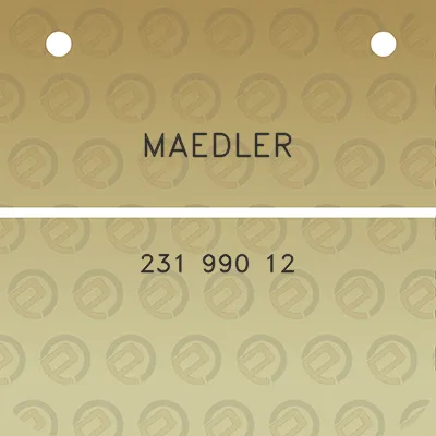 maedler-231-990-12