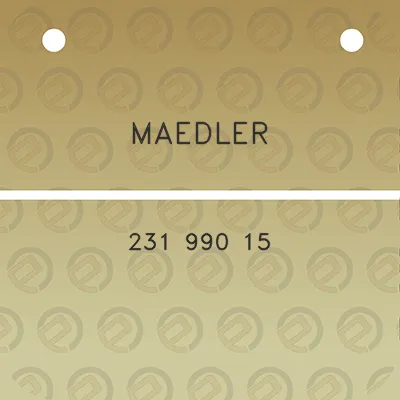 maedler-231-990-15