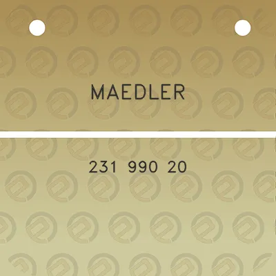 maedler-231-990-20