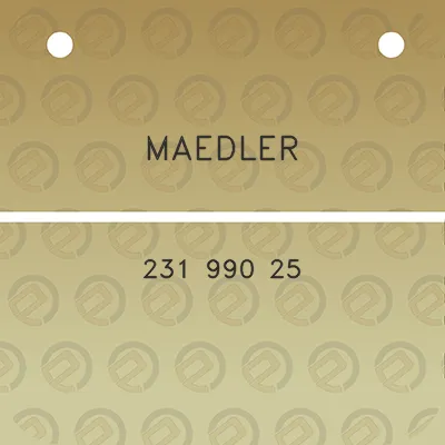 maedler-231-990-25