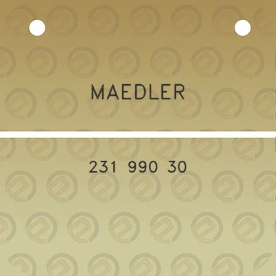 maedler-231-990-30