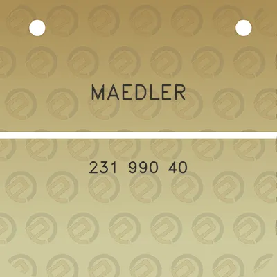 maedler-231-990-40