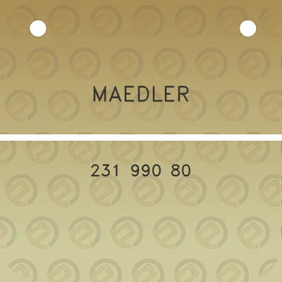 maedler-231-990-80