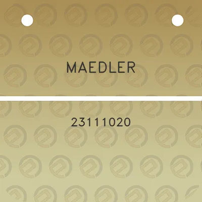 maedler-23111020