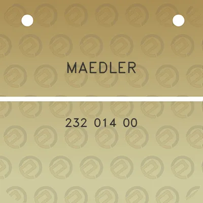 maedler-232-014-00