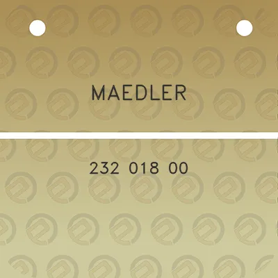 maedler-232-018-00