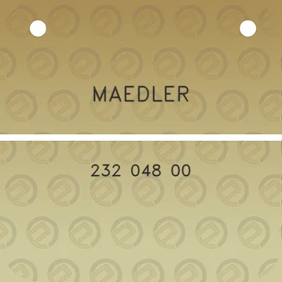 maedler-232-048-00