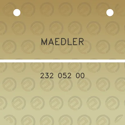 maedler-232-052-00