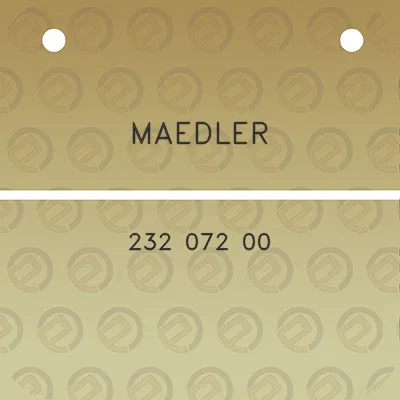 maedler-232-072-00