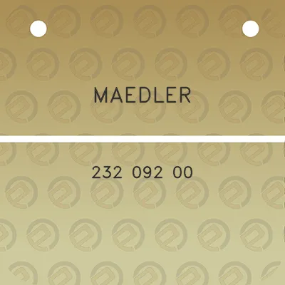 maedler-232-092-00