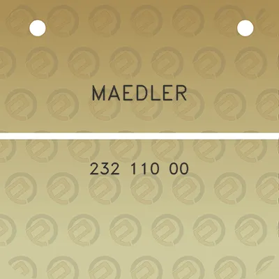 maedler-232-110-00