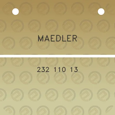 maedler-232-110-13