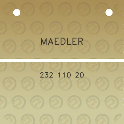 maedler-232-110-20