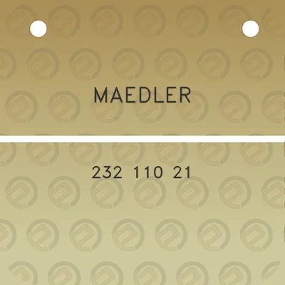 maedler-232-110-21