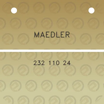 maedler-232-110-24