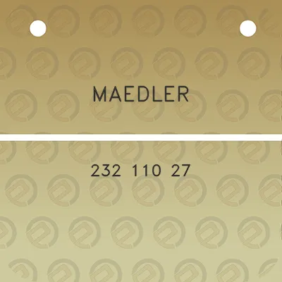 maedler-232-110-27