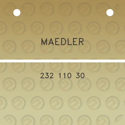 maedler-232-110-30