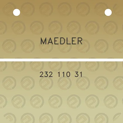 maedler-232-110-31