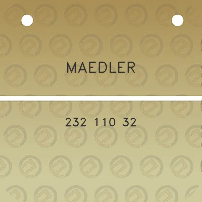 maedler-232-110-32