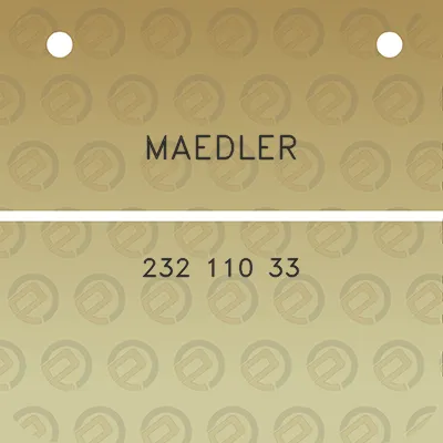 maedler-232-110-33