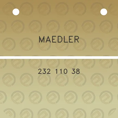 maedler-232-110-38