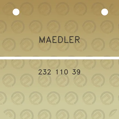 maedler-232-110-39