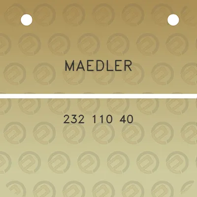 maedler-232-110-40