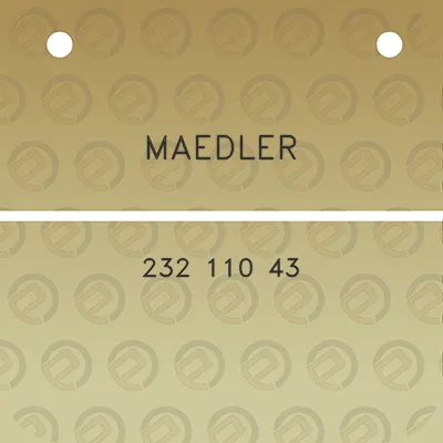 maedler-232-110-43