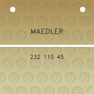 maedler-232-110-45