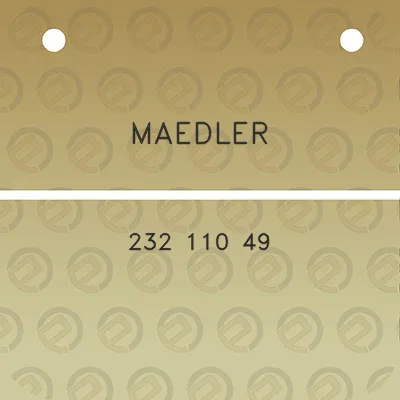 maedler-232-110-49